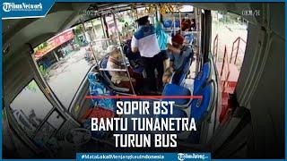 Viral Sopir Batik Solo Trans Bantu Tunanetra Turun Bus