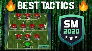 BEST TACTICS AND FORMATION TO USE ON SM20 - GUARANTEED WINS  Soccer Manager 2020