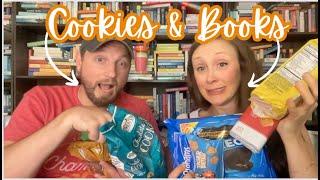 Tasting cookies and talking books with my husband