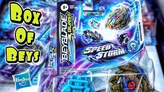 BEYBLADE BURST SURGE Speed Storm Unboxing - We Got a Box of Beyblades from Hasbro