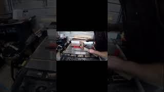 Clamp falls into Sawstop Table Saw