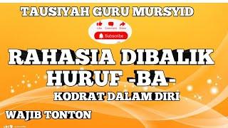 FAHASIA DI BALIK HURUF BA PADA DIRI