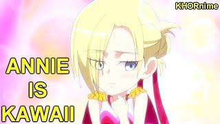 ANNIE IS ACTUALLY KAWAII  Attack on Titan Junior High  Funny Anime Moments