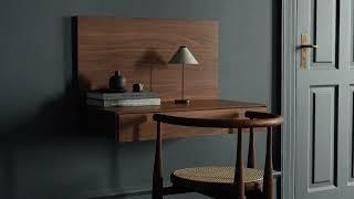 Introducing the New Works Tana Wall Mounted Desk designed by Rikke Arnved
