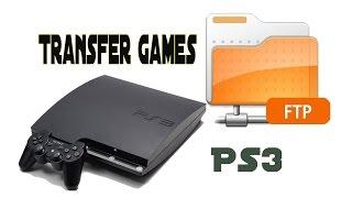 How To Transfer Games To Your PS3 Via FTP with Ethernet cableWifi
