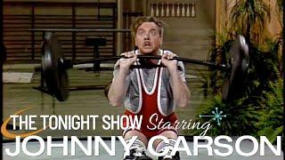 Dorf Attempts a New Weightlifting Record  Carson Tonight Show