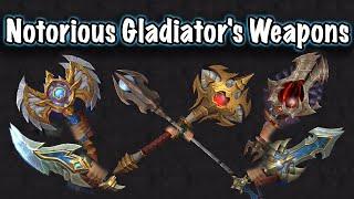 BfA Season 3 Gladiator PvP Weapons PTR