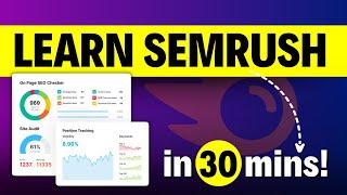 SEMRush Complete Tutorial 2024 - Competitor Analysis Keyword Analysis Back links & Website Audit