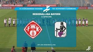 Fünf-Minuten-Spektakel inklusive drei Treffer bei Würzburg vs. Schwaben Augsburg