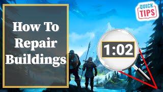 Valheim - How To Repair Buildings