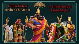 Ashurbanipal 1v1 Test VS Archer - Rise of Kingdoms