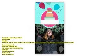 Happy Birthday  After Effects Template  VideoHive 23234632