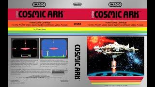 Atari 2600 Cosmic Ark Sequel to Atlantis Quick Gameplay