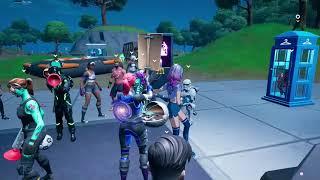 so I went into every server in Party Royale with an unreleased skin brilliant bomber moment