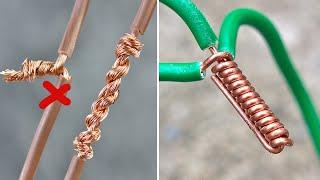 How to Twist Electric Wire Together & Useful Tricks  Thaitrick