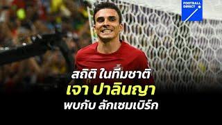 สถิติ ในทีมชาติ เจา ปาลินญา พบกับ ลักเซมเบิร์ก #premierleague