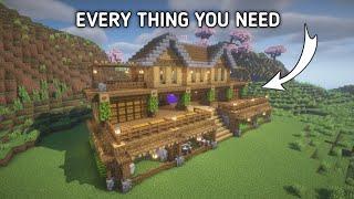 Ultimate Survival House  Minecraft House Tutorial