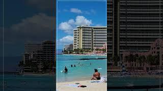 Waikiki Beach ️ Kuhio Beach Park  Hawaii John #Shorts