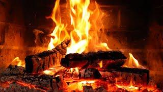 11 HOURS of Cozy Fireplace Night  Burning Fireplace & Crackling Fire Sounds
