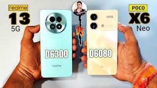 realme 13 5G Vs POCO X6 Neo Speed Test & Full Comparison  Dimensity 6300Vs Dimensity 6080