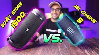 boAt Stone 1500 vs JBL Charge 5ULTIMATE COMPARISON in ENGLISH with SOUND TEST