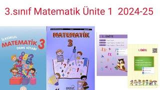 2024-25 İlkokul 3.sınıf Matematik 1.Ünite iki kitaptan anlatım ve cevaplar