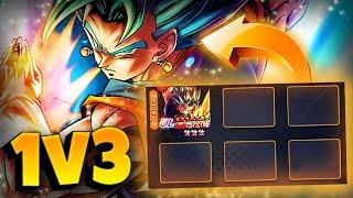 Can ULTRA Vegito Blue 1v3 ANYONE in PvP?? Dragon Ball LEGENDS