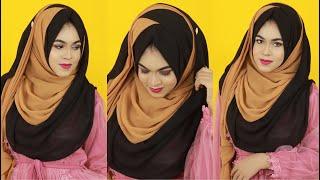 Summer Friendly Criss Cross Hijab Style with Double Chiffon Hijab  Muna