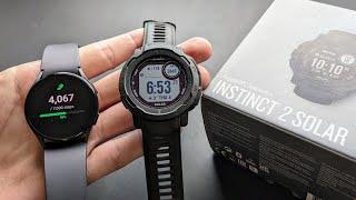 Garmin Instinct 2 - Step Counter Accuracy Test  Vs Apple Watch & Samsung Galaxy Watch