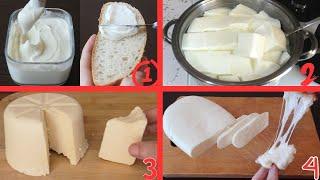 Dont Buy Cheese - Making 4 Types of Cheese at Home