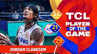 Jordan Clarkson 34 PTS  TCL Player Of The Game  PHI vs CHN  FIBA Basketball World Cup 2023
