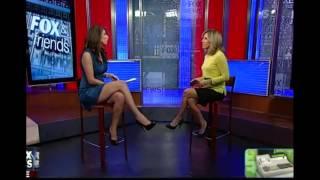 Nicole Petallides amazing hot legs cross - Fox & Friends - 032413