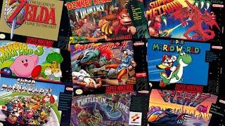 Top 300 best Super Nintendo games in chronological order. 1991 - 1997