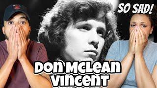 SO SAD First Time Hearing Don Mclean - Vincent REACTION