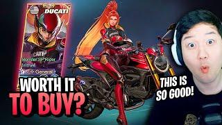 How much is Irithel Ducati Monster SP Rider New Skin? Review & Gameplay  Mobile Legends