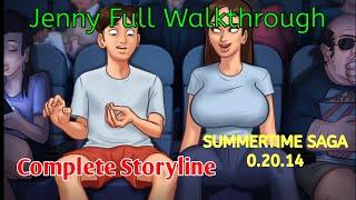 Jenny Full Walkthrough  Summertime Saga 0.20.14  Jennys Complete Storyline