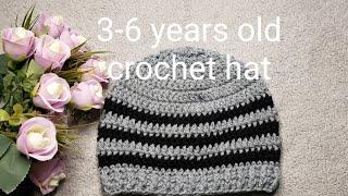 EASY Crochet Toddler Hat  Crochet Hat for KIDS  Kids Beanie Crochet