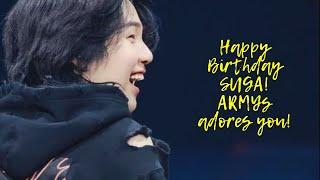 happy birthday yoongi ARMY love you #marchisyoongimonth #MinMarch