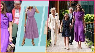 Kate Middletons Wimbledon outfit included two of her favorite styles - shop midi dresses and