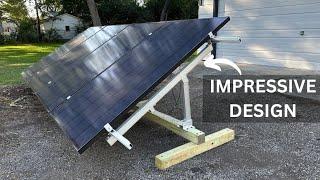 Best DIY Solar Ground Mount  Complete Assembly