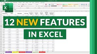 12 New features in Excel for 2021  Updates in Microsoft Excel Web and Desktop