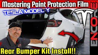 Rear Bumper PPF Installation  Tesla Model Y DIY Kit