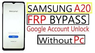 Samsung A20 FRP BYPASS Android 11 Google Account Bypass New Method Without Pc