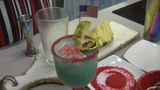 Olivias concocts star-spangled Red White and Blue Hawaiian cocktail