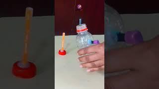 bottle alcohol toy gun  Science Project #shorts #youtubeshorts