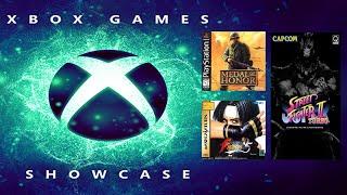 SUPER LIVE XBOX GAMES E COD SHOWCASE + MEDAL OF HONOR PS1 KOF 95 SUPER STREET FIGHTER 2 TURBO