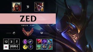 Zed Top vs Kled Legendary - KR Grandmaster Patch 14.15