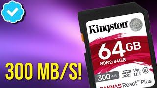 Kingston Canvas React Plus SD Card review - Fastest SD Card On The Planet