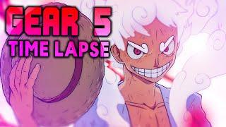 GEAR 5 LUFFY  Digital Time-lapse Speed Paint