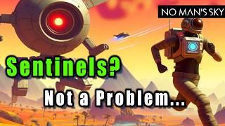 Beat Sentinels WITHOUT FEAR in No Mans Sky #nomansky